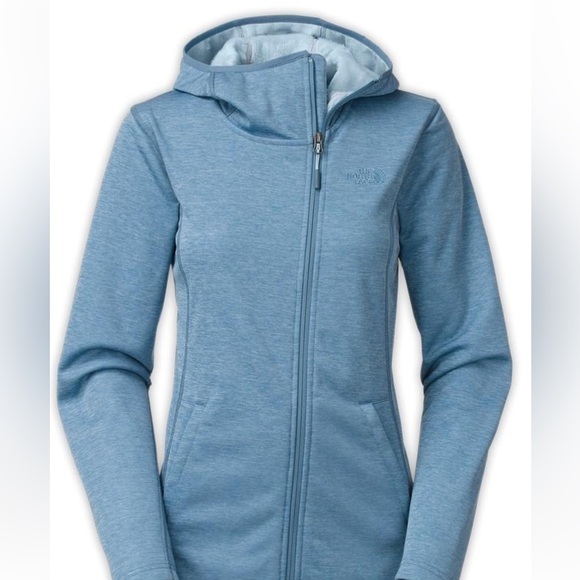 The North Face Cool Blue Heather Hardlee Raschel Parka - Picture 1 of 11
